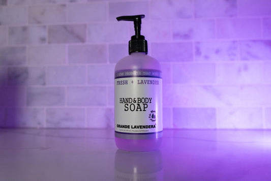 From Kitchen to Bathroom: Why Every Sink Needs a Bottle of Grande Lavendera® Hand & Body Soap