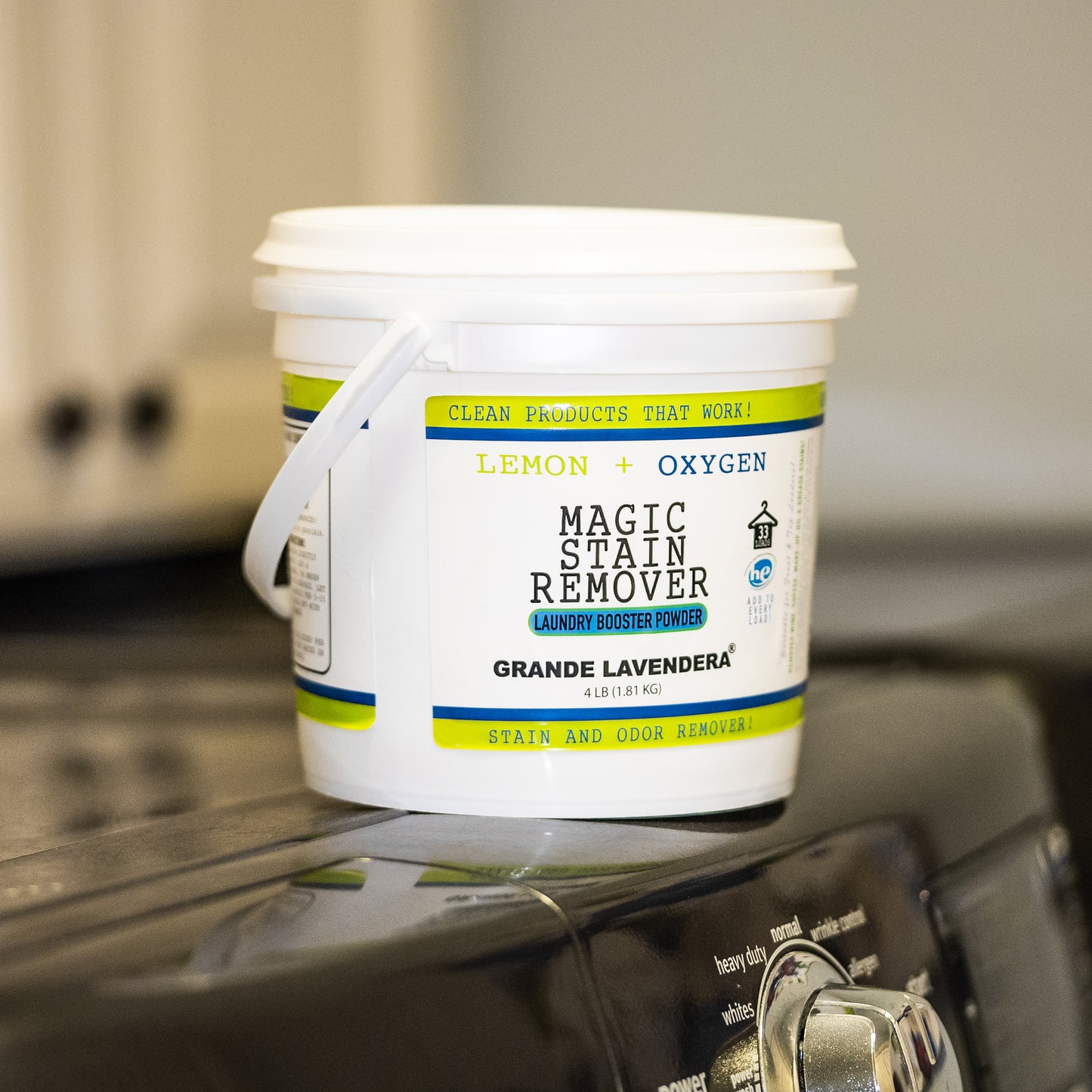 Lemon & Oxygen Magic Stain Remover + Laundry Booster Powder