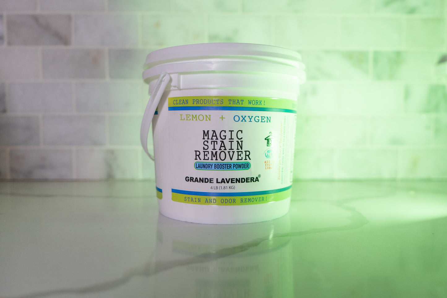 Lemon & Oxygen Magic Stain Remover + Laundry Booster Powder