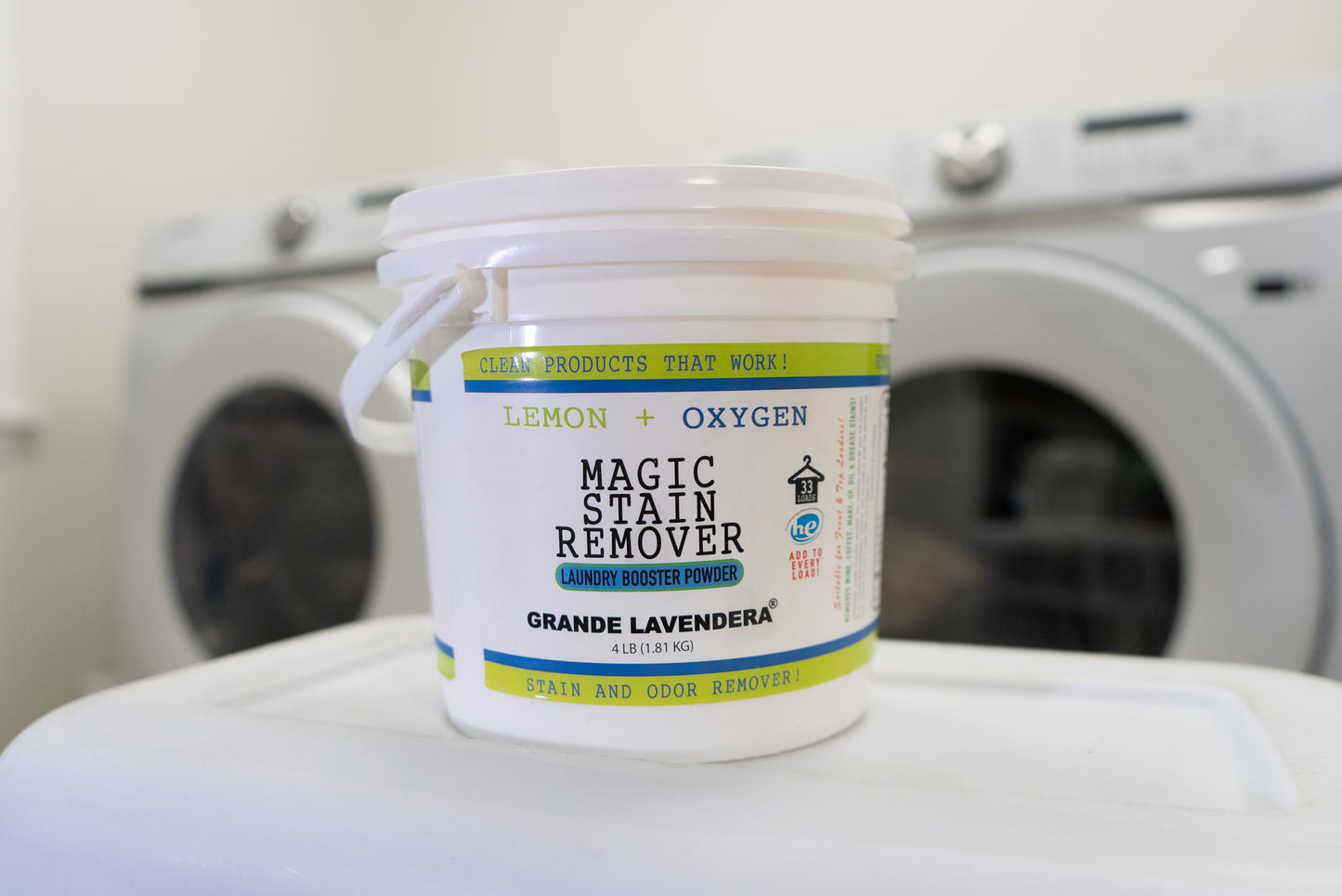 Lemon & Oxygen Magic Stain Remover + Laundry Booster Powder
