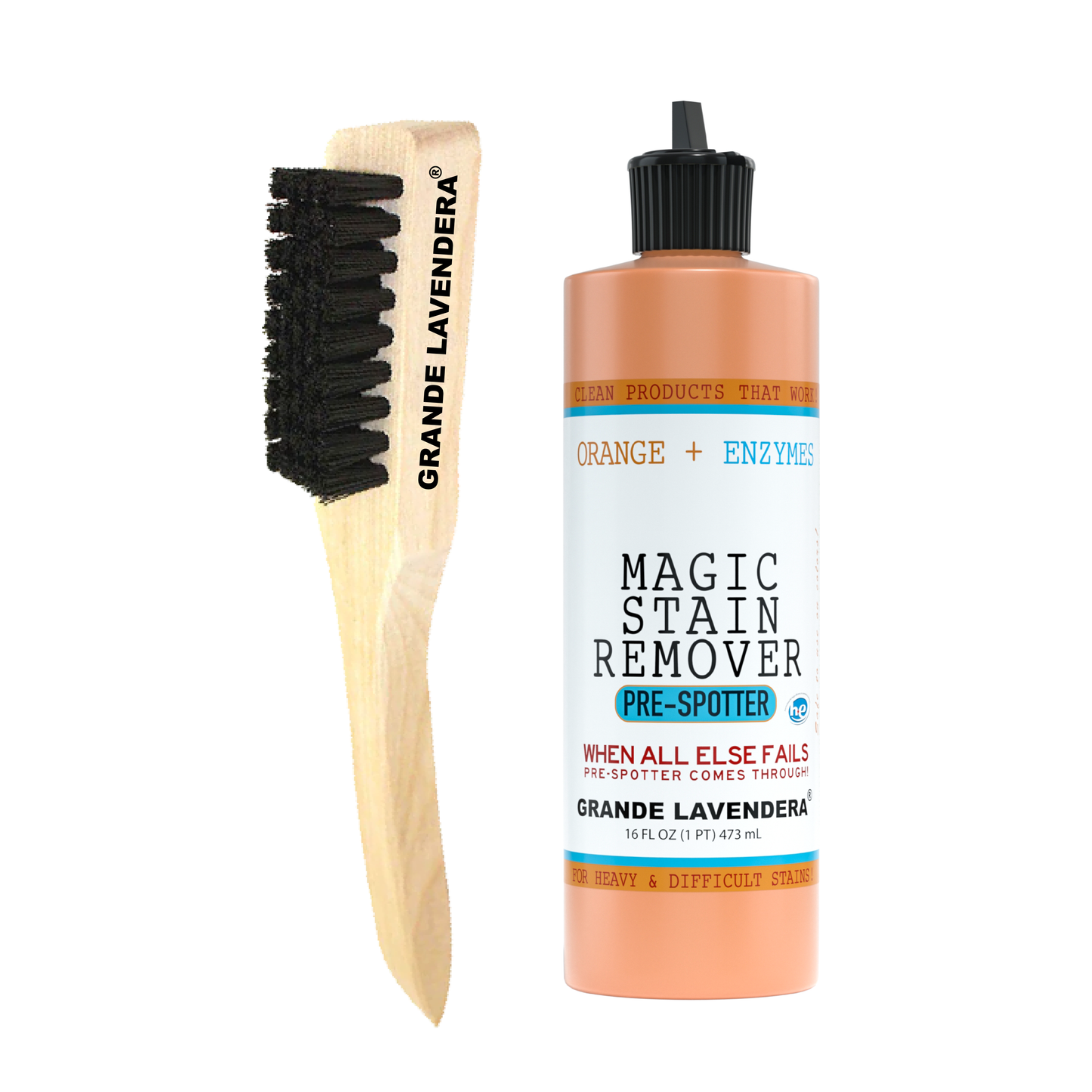Magic Stain Remover Pre- Spotter & Spotting Brush