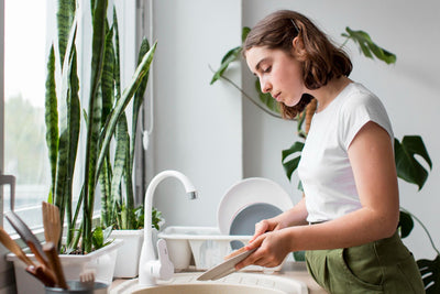 How to Get Sparkling Clean Dishes Without Harsh Chemicals
