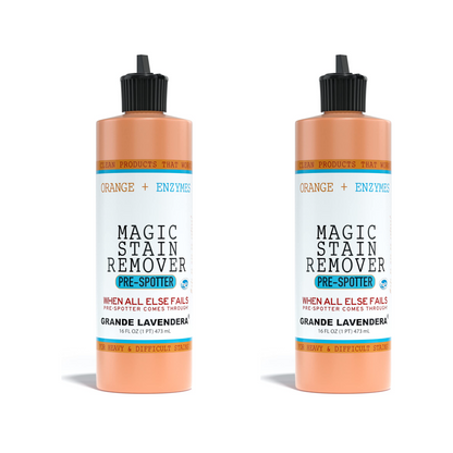 Grande Lavendera Magic Stain Remover Pre-Spotter Orange + Enzymes 2-Pack