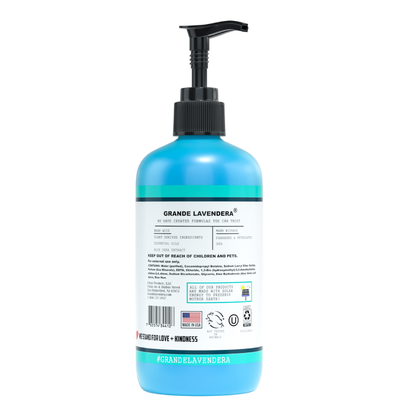 Deep Sea + Surf Hand & Body Soap back label