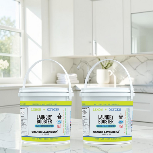 Grande Lavendera 2-Pack Lemon + Oxygen Laundry Booster Powder