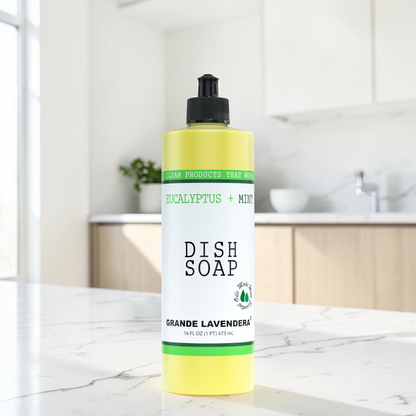 Grande Lavendera Dish Soap - Eucalyptus + Mint