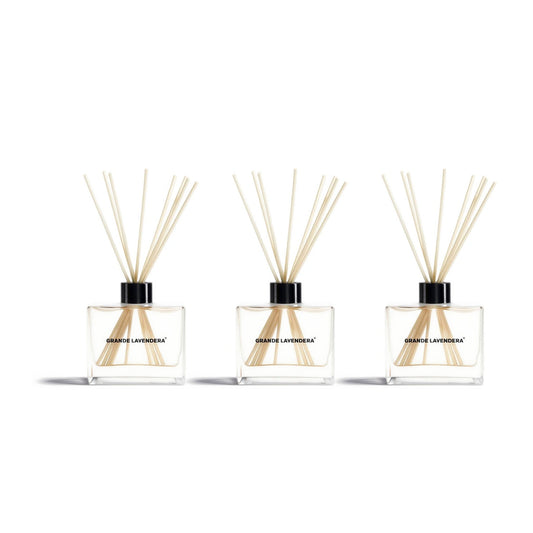 3 Count Grande Lavendera Elegant Reed Diffuser Set