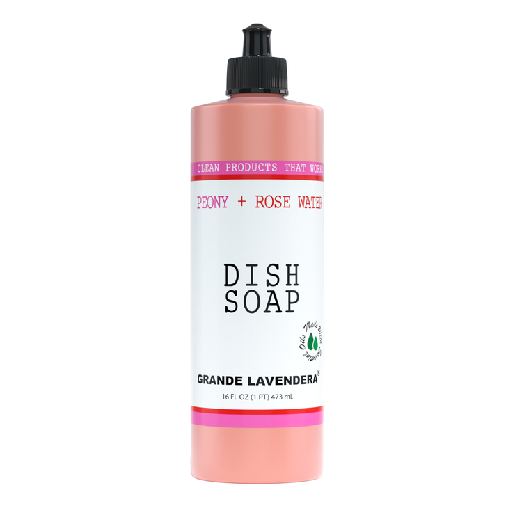 Peony + Rose Water Dish Soap -----------------------> Level up!