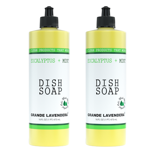 2 Pack - Eucalyptus + Mint Dish Soap