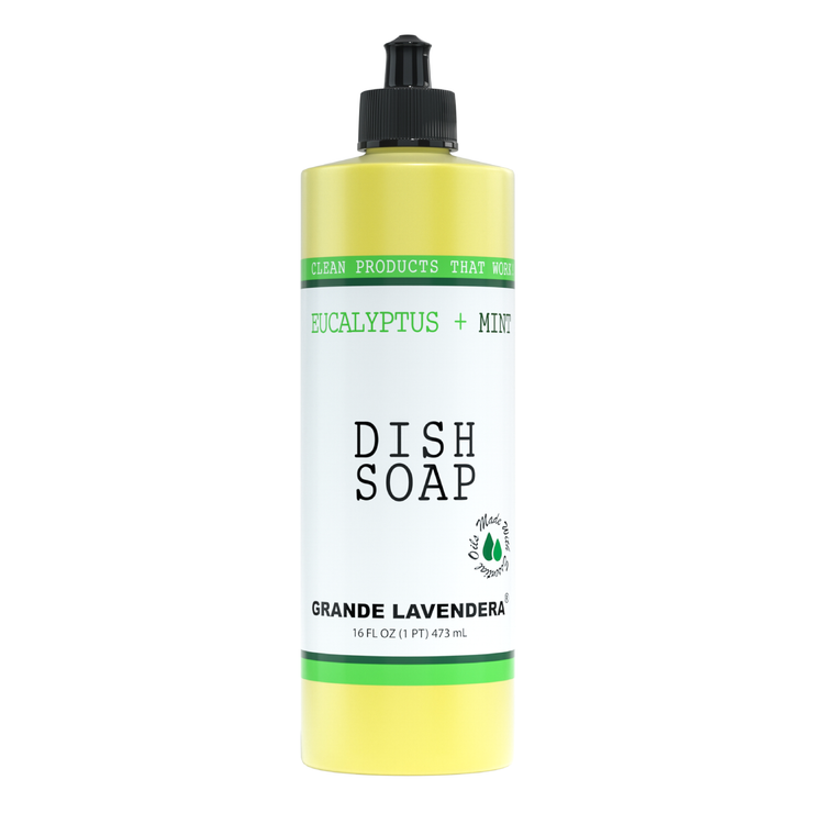 Eucalyptus + Mint Dish Soap ---------------------> Level up!